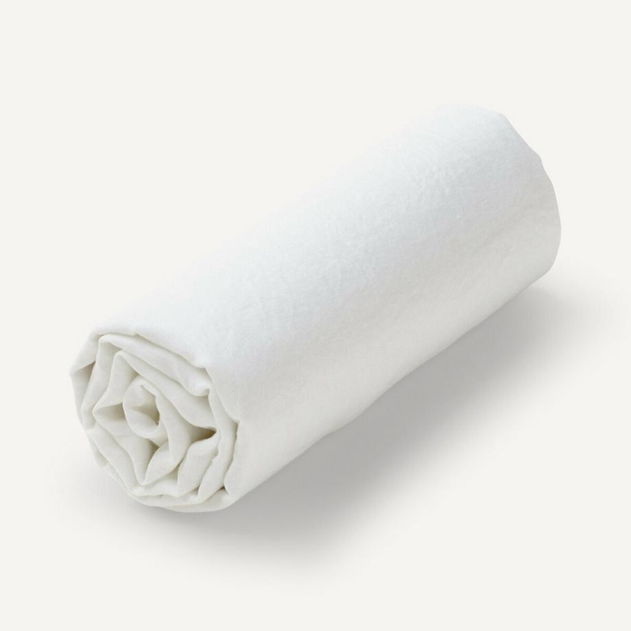 Drap-housse lin lavé