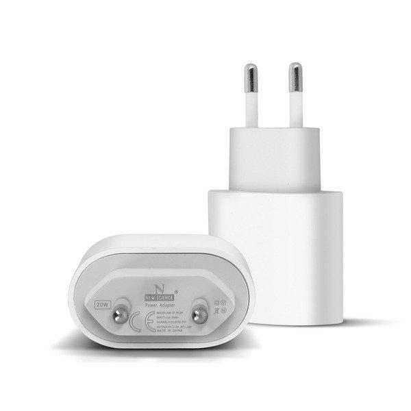 Avizar  Adaptateur Secteur USB-C 20W Blanc 