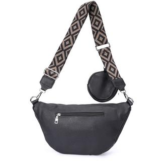 Only-bags.store 3-in-1 Umhängetasche Gürteltasche mit verstellbarem breitem Riemen  