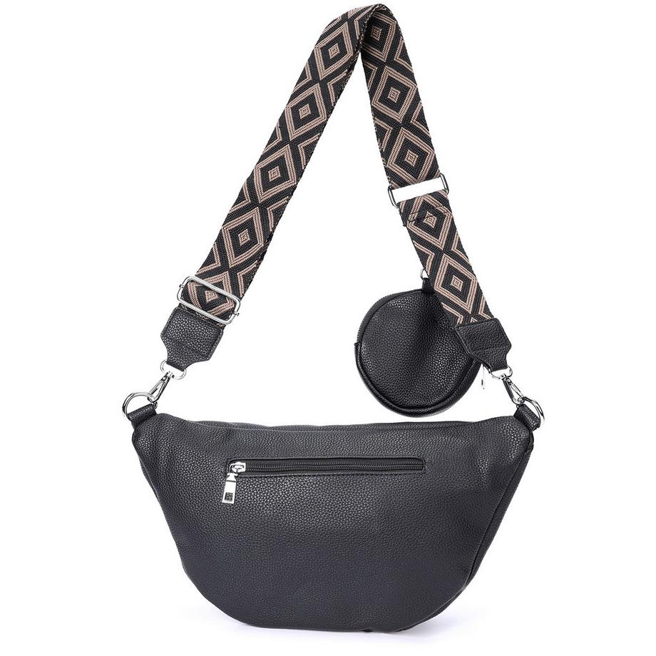 Only-bags.store 3-in-1 Umhängetasche Gürteltasche mit verstellbarem breitem Riemen  