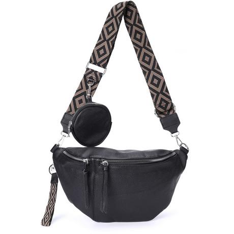 Only-bags.store 3-in-1 Umhängetasche Gürteltasche mit verstellbarem breitem Riemen  