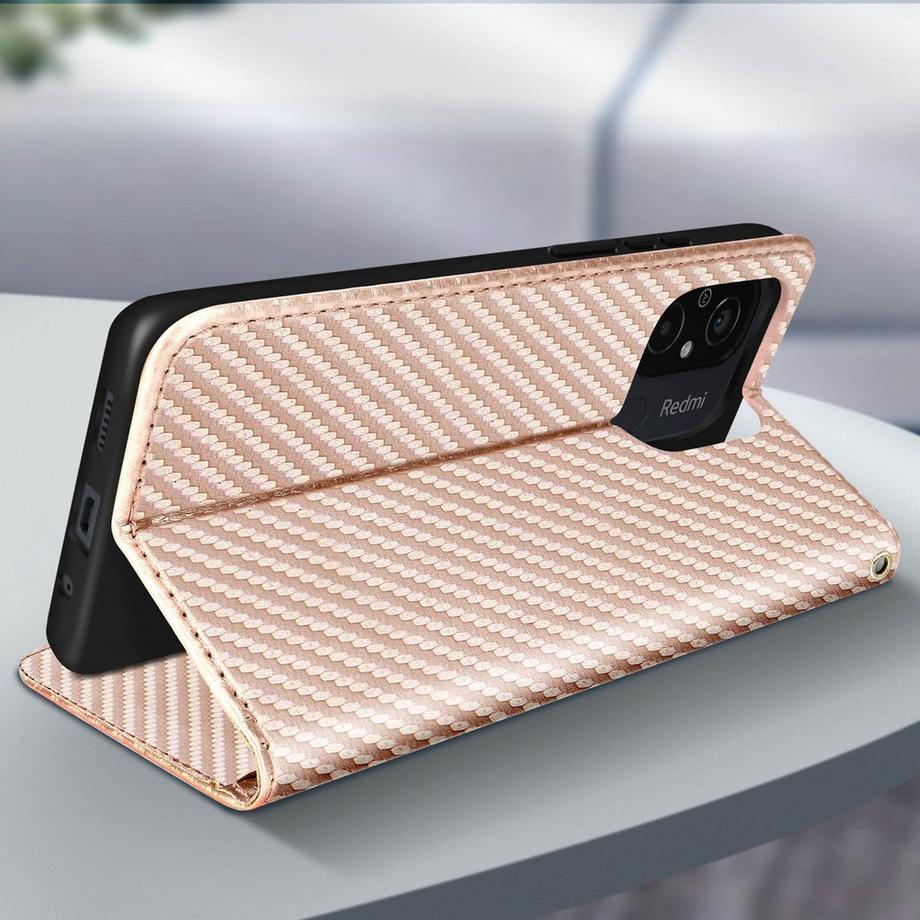 Avizar  Custodia effetto carbonio Redmi 12C 