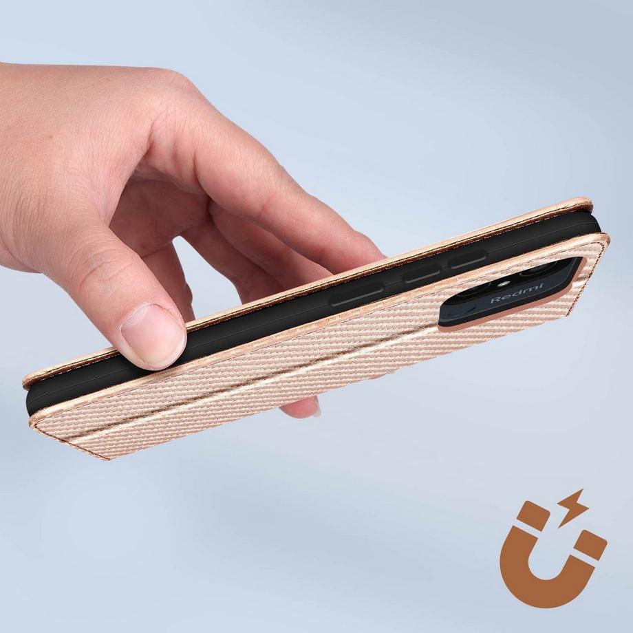 Avizar  Custodia effetto carbonio Redmi 12C 