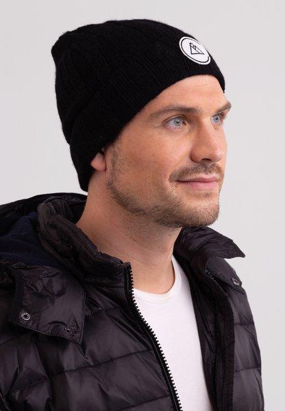 CASH-MERE.CH Kaschmir Big Rib Mütze  