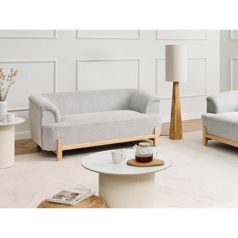 Beliani 2 Sitzer Sofa aus Stoff Modern ALNOR  