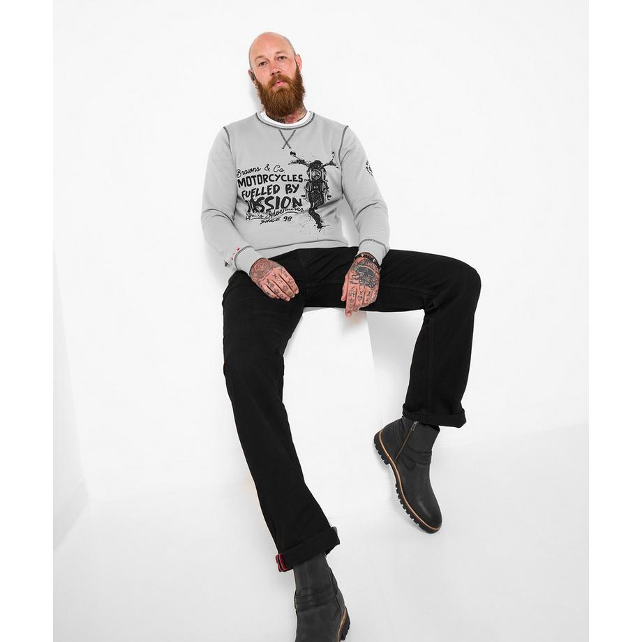 Joe Browns Sweatshirt Aztekentrim Col Rond  