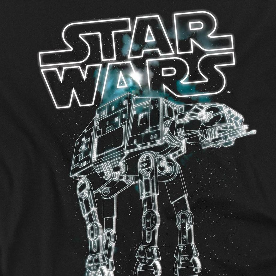 STAR WARS T-Shirt a Maniche Lunghe Stile Retro  