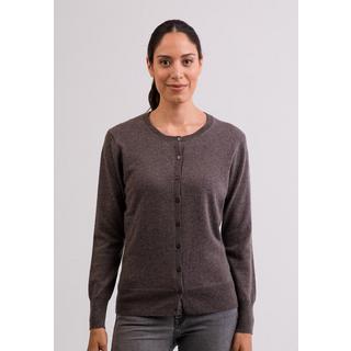CASH-MERE.CH Kaschmir Rundhals Cardigan  
