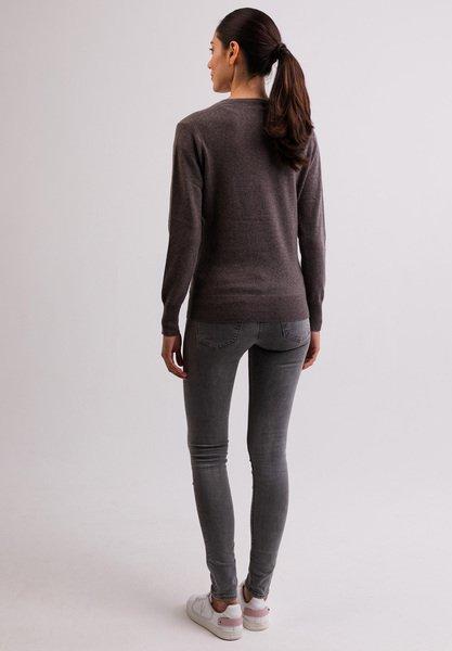 CASH-MERE.CH Kaschmir Rundhals Cardigan  