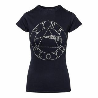 Pink Floyd  Diamante TShirt Logo 