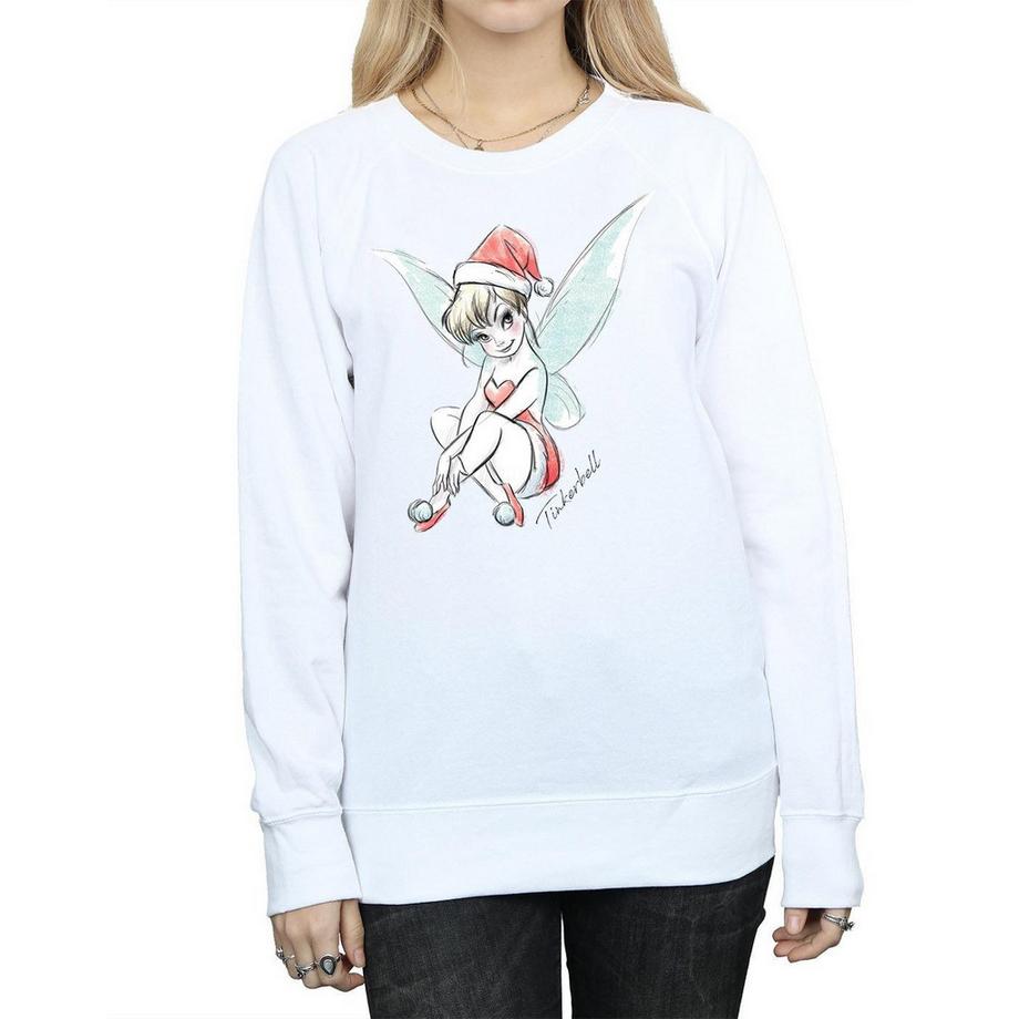 Disney Fairy Stampa Slim Fit Felpa  
