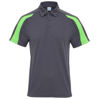 AWDis Kurzarm Polo Shirt mit Kontrast Panel  