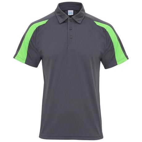 AWDis Kurzarm Polo Shirt mit Kontrast Panel  