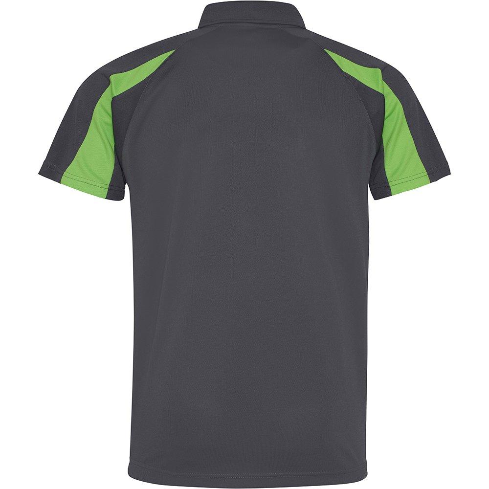 AWDis Kurzarm Polo Shirt mit Kontrast Panel  