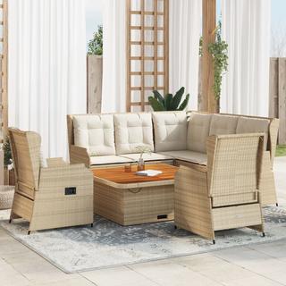 VidaXL set salotti da giardino Polirattan  