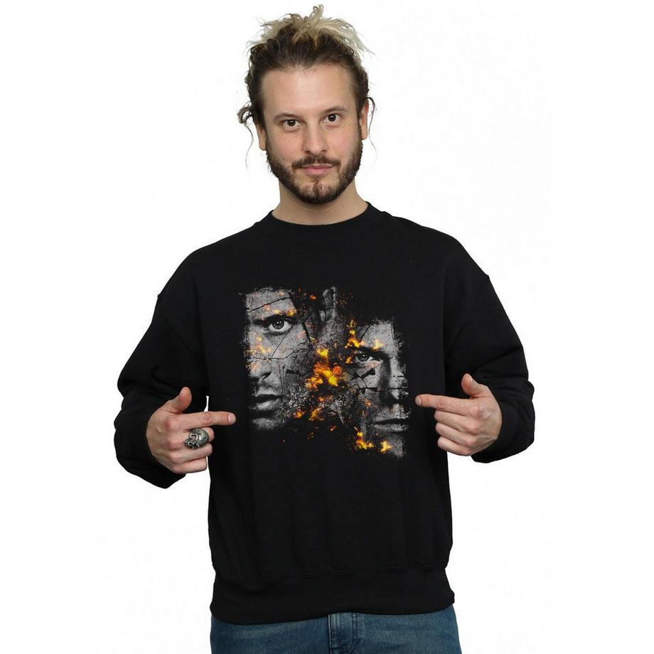 Supernatural Dean et Sam Split Face Sweatshirt  