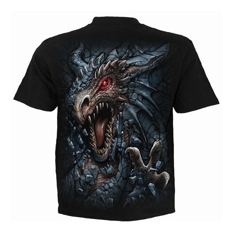 Spiral T-Shirt Dragon's Lair avec Imprimé au Dos  