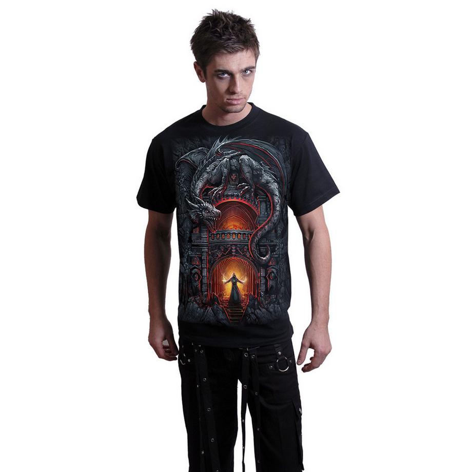 Spiral T-Shirt Dragon's Lair avec Imprimé au Dos  