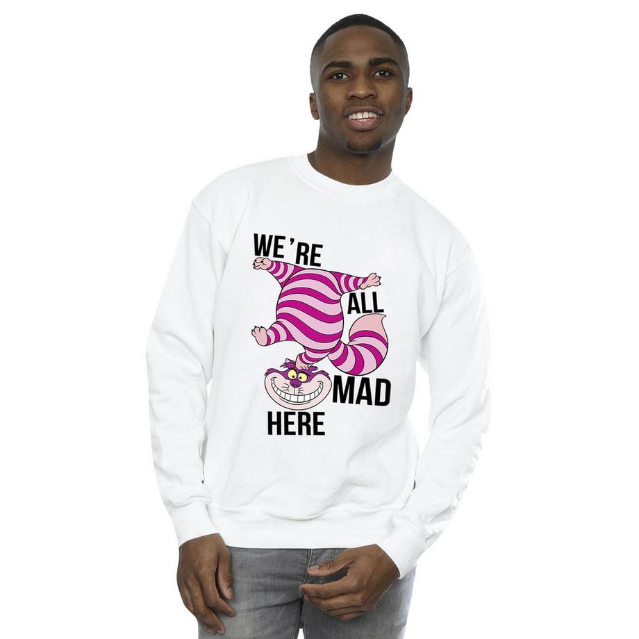 Disney Alice In Wonderland All Mad Here Sweatshirt  