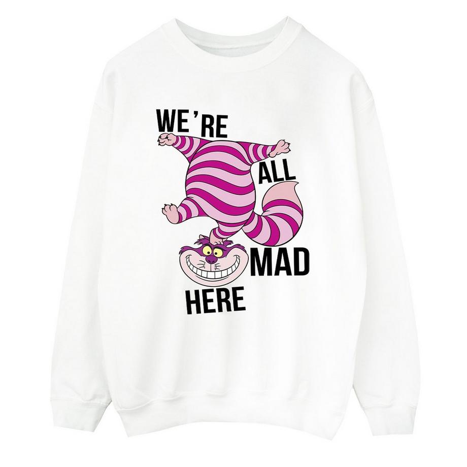 Disney Alice In Wonderland All Mad Here Sweatshirt  