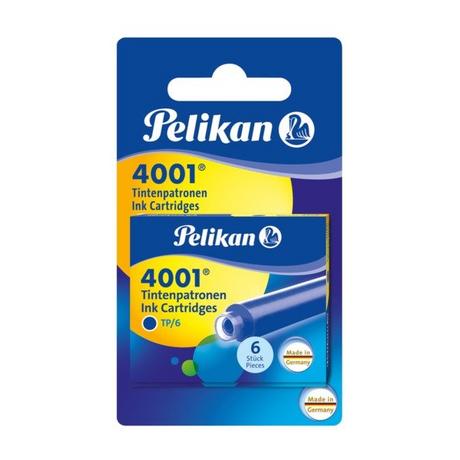 Pelikan PELIKAN Tintenpatrone TP/6/2/B blau 12 Stück, Blister  