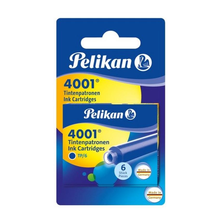 Pelikan PELIKAN Tintenpatrone TP/6/2/B blau 12 Stück, Blister  