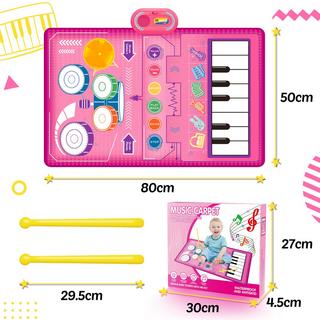 Activity-board  Tapis musical multifonctionnel et tambour 