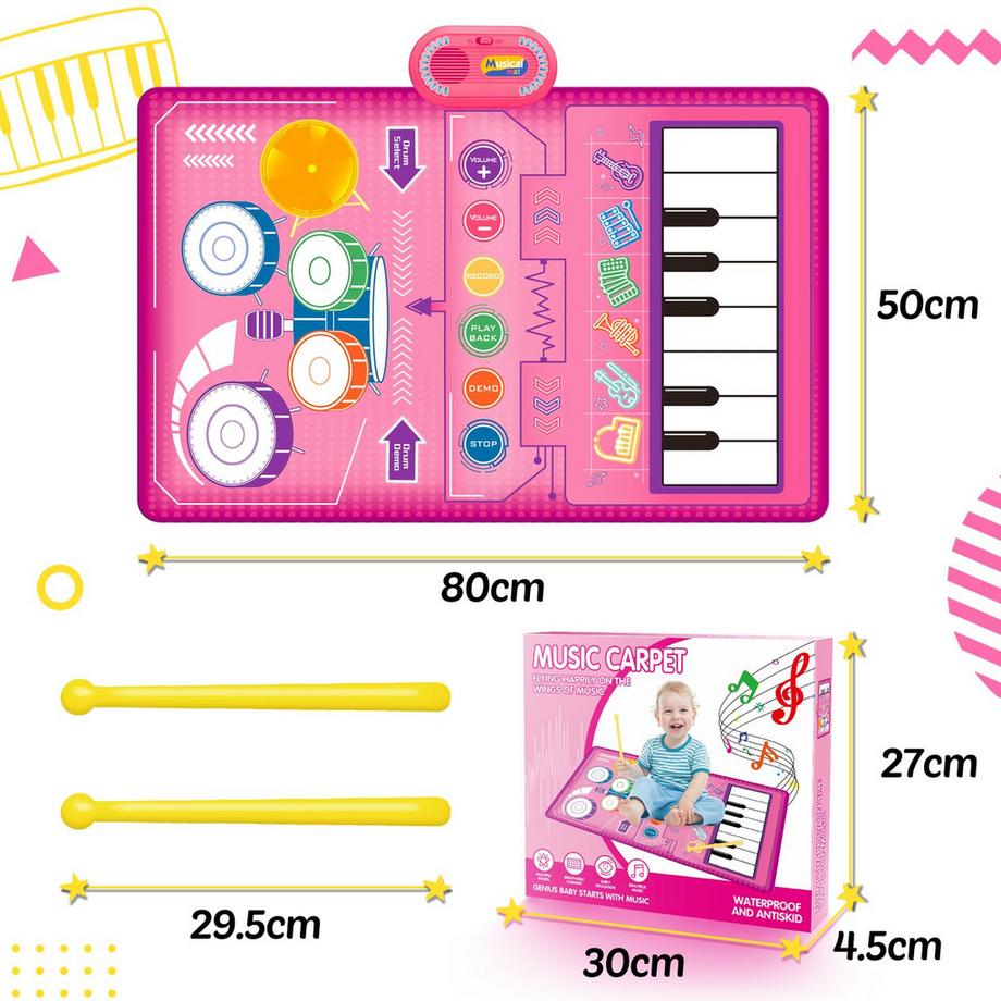 Activity-board  Multifunktionale Musikmatte & Trommel 