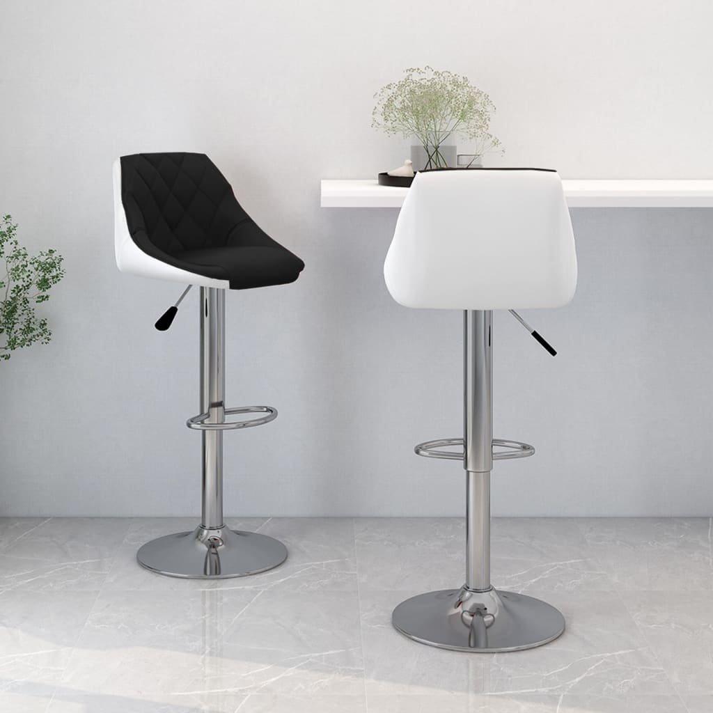 VidaXL Tabouret de bar cuir artificiel  