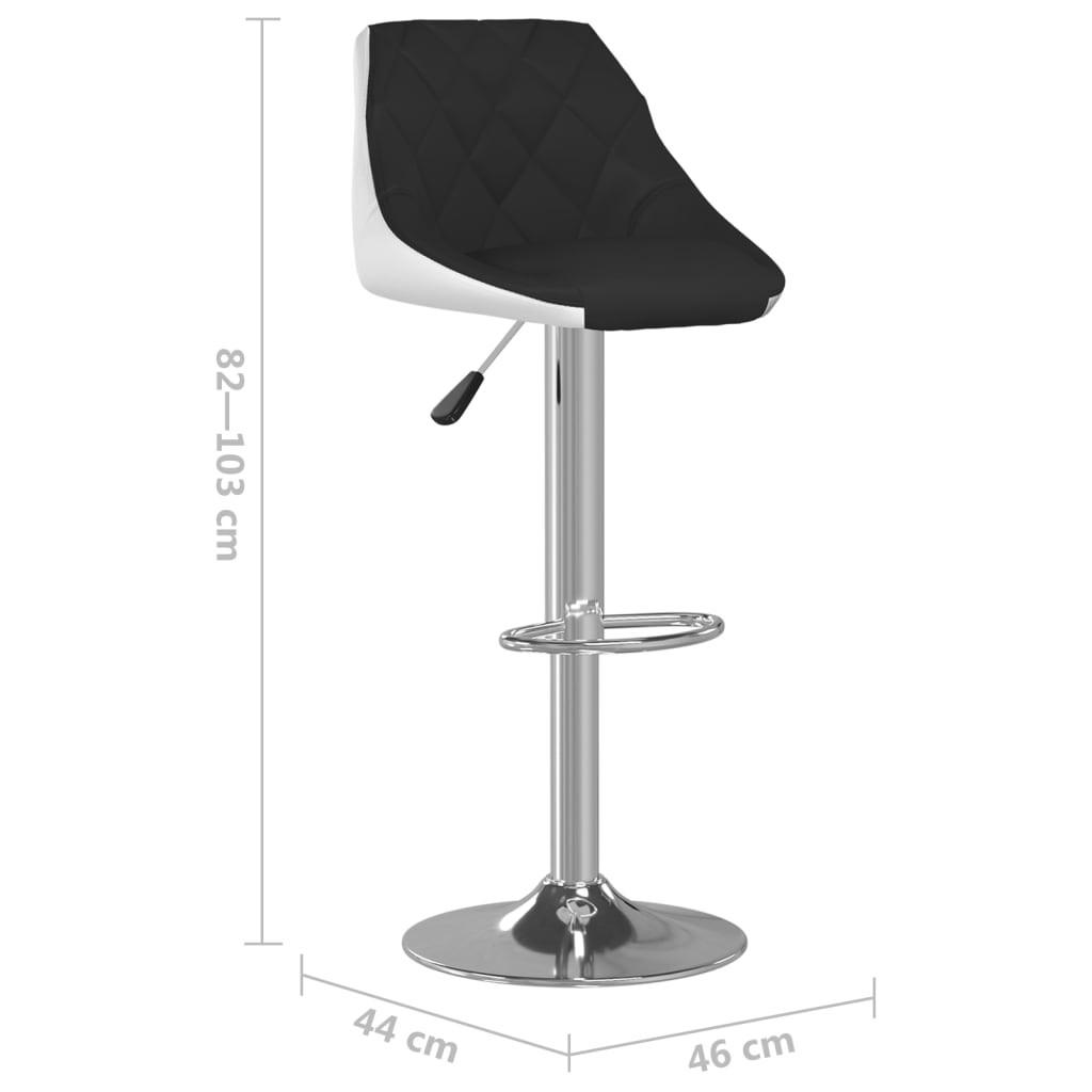 VidaXL Tabouret de bar cuir artificiel  