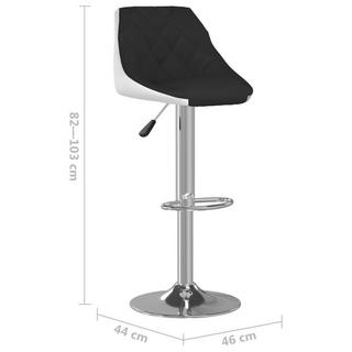 VidaXL Tabouret de bar cuir artificiel  