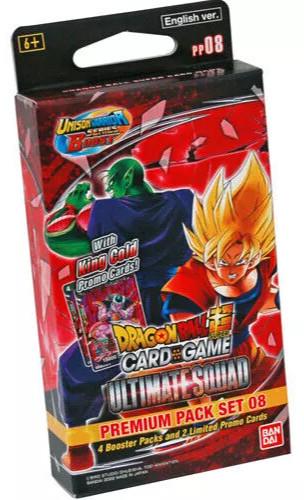 Bandai  Dragonball Super Card Game - Ultimate Squad – Premium Pack Set 08 - EN 