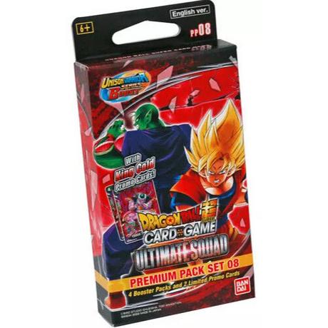 Bandai  Dragonball Super Card Game - Ultimate Squad – Premium Pack Set 08 - EN 