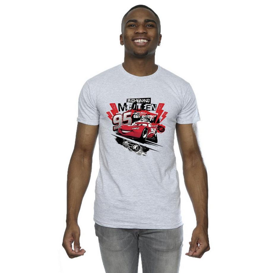 Disney Pixar Cars Lightning McQueen Grafik T-Shirt  