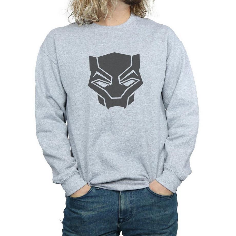 MARVEL Black On Black Bedrucktes Sweatshirt  