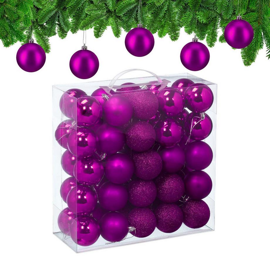 Lot de 50 boules de Noël