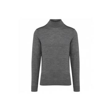 merino-puover mit rokragen