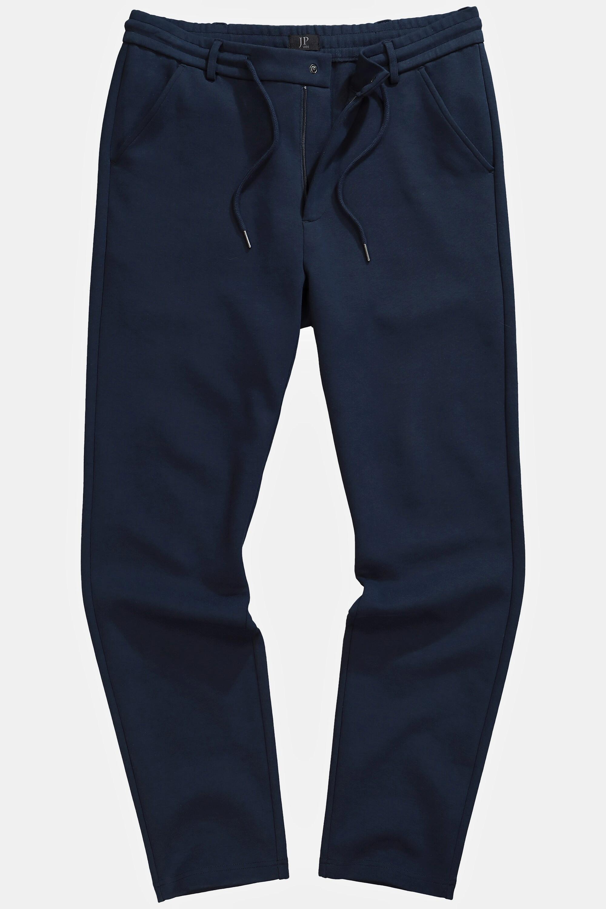 JP1880  Pantalon en jersey FLEXNAMIC®, collection Business. Chino à enfiler. Gamme modulaire NEW YORK bleu marine 