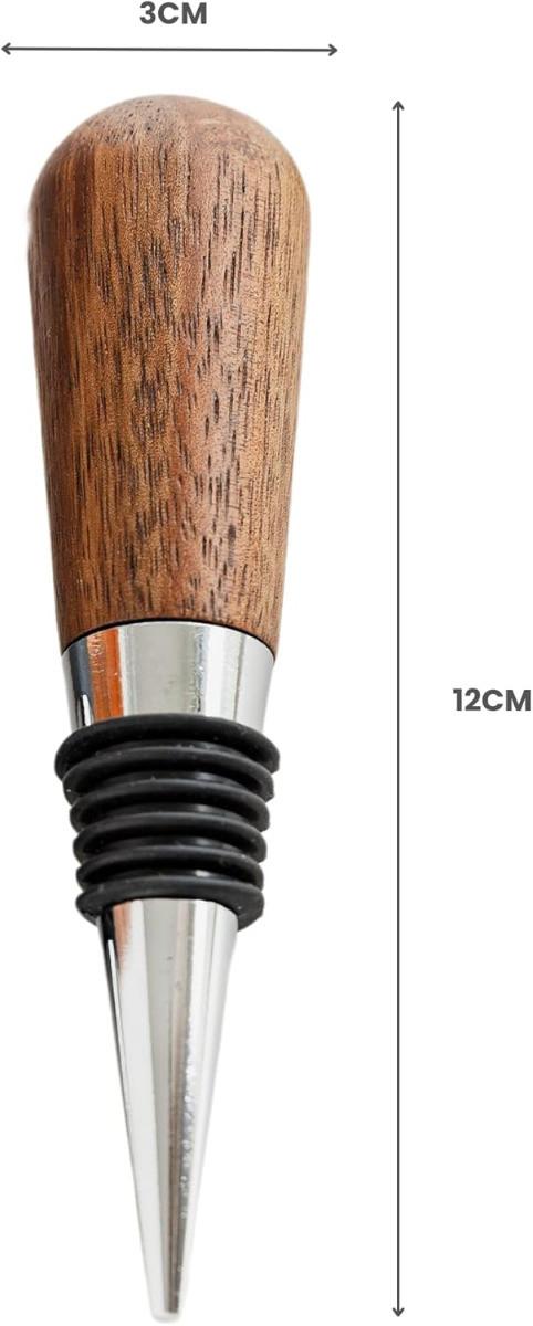 Uberstar Bouchon de bouteille de vin acacia naturel  