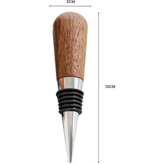 Uberstar Bouchon de bouteille de vin acacia naturel  