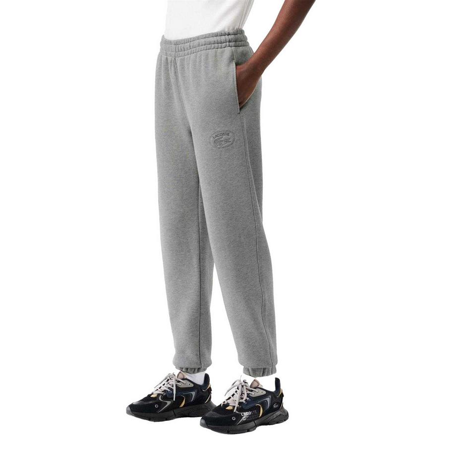 LACOSTE  Pantaloni Da Ginnastica Logo Ricamato Cotone Organico 