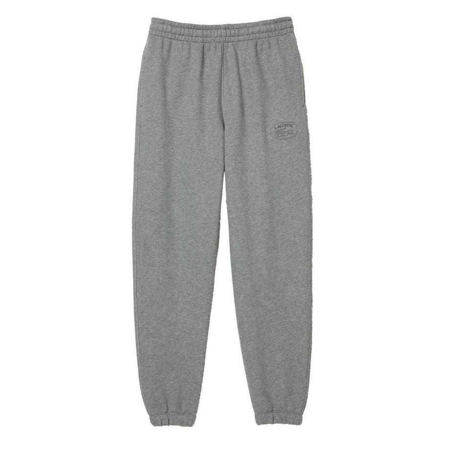 Pantaloni Da Ginnastica Logo Ricamato Cotone Organico