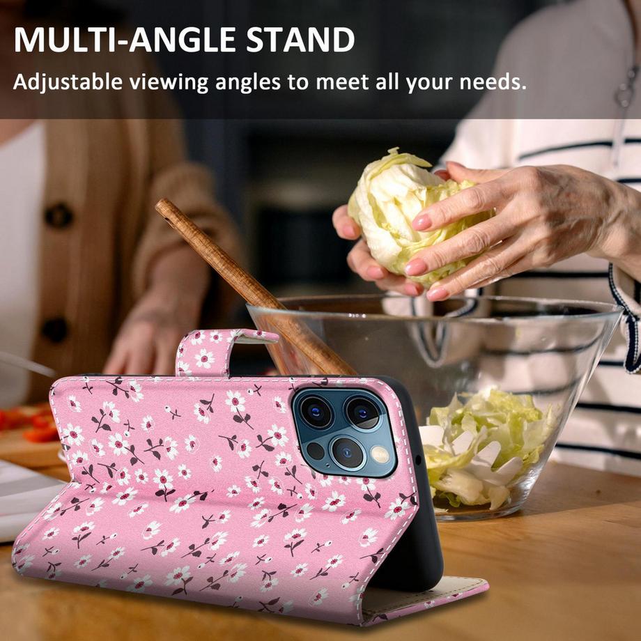 Cadorabo  Housse compatible avec Apple iPhone 13 PRO - Coque de protection avec fermeture magnétique, fonction de support et compartiment pour carte 