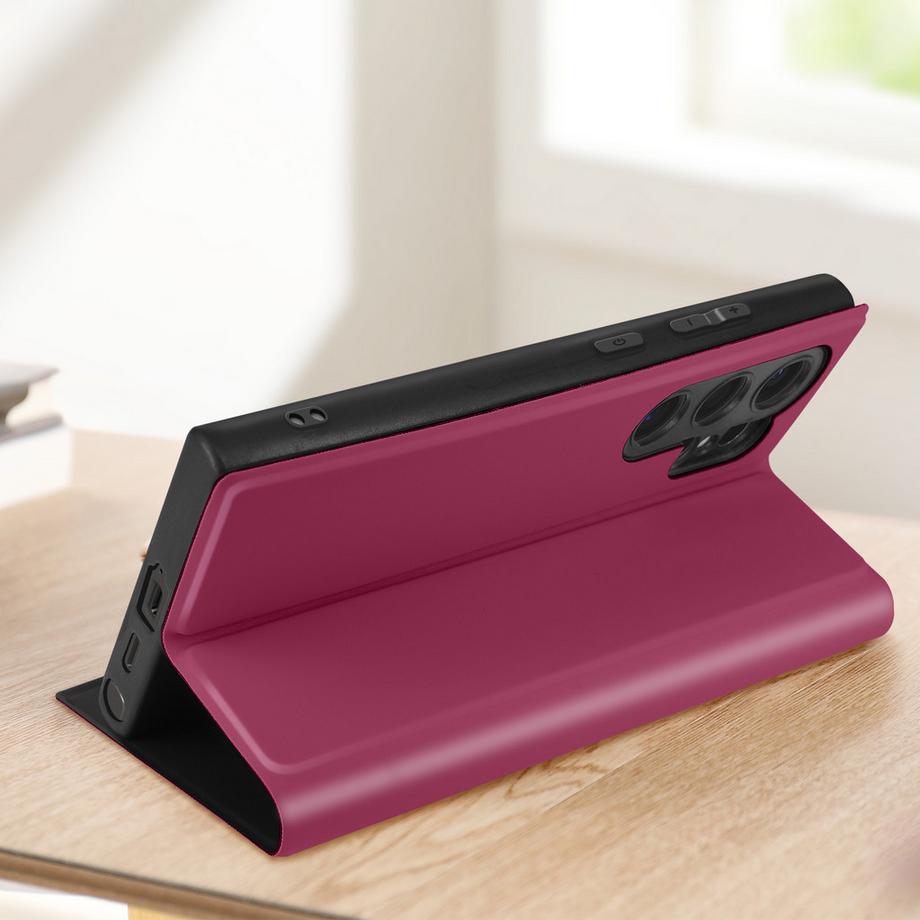 Avizar  Galaxy S24 Ultra Soft Hülle Burgunderrot 