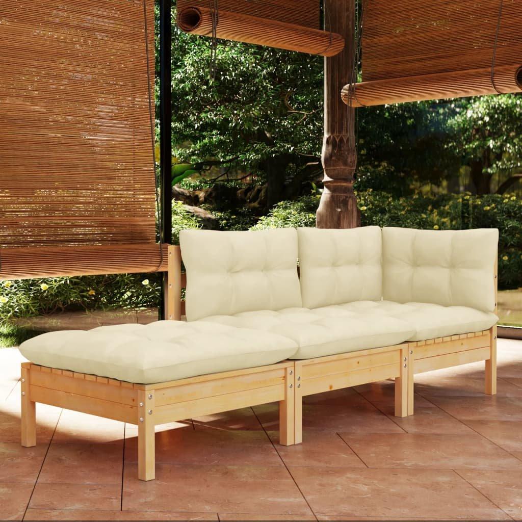 VidaXL Garten-lounge-set kiefernholz  