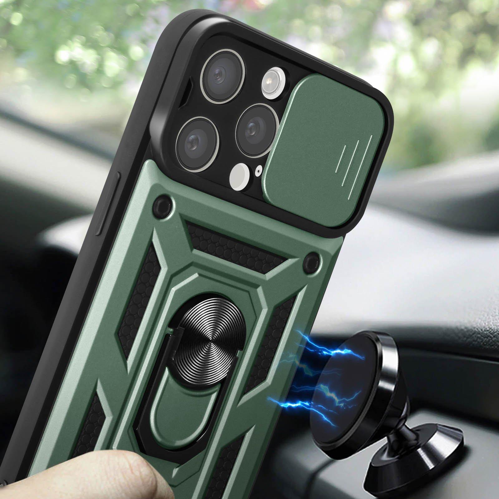 Avizar  Coque iPhone 15 Pro Max Anti-espion vert 