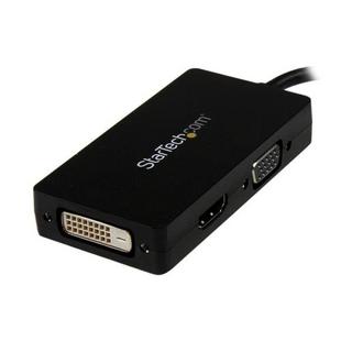 STARTECH.COM  StarTech.com 3-in1 DispalyPort auf HDMI / DVI / VGA Adapter / Konverter - Schwarz 