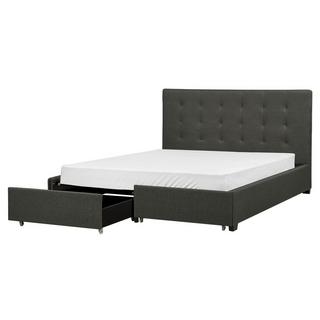 Beliani Letto contenitore en Poliestere Glamour ROCHELLE  