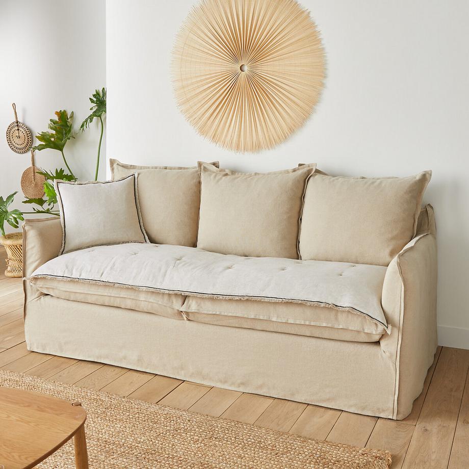 La Redoute Intérieurs Matelas d'assise coton/lin  