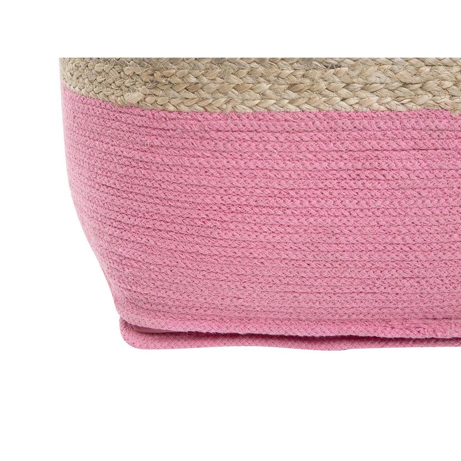 Beliani Pouf aus Baumwolle Skandinavisch KIRAMA  